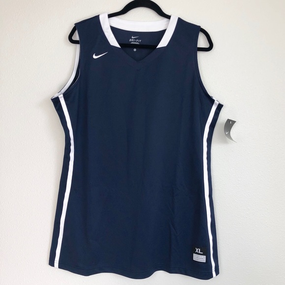 navy blue nike tank top